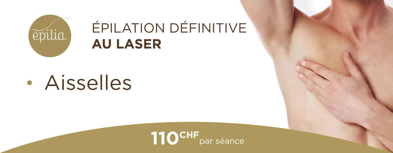 Épilation laser aisselles homme tarifs