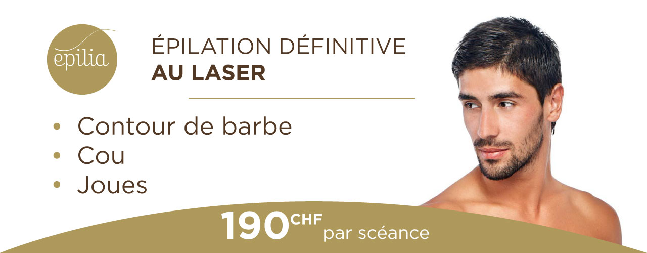 Épilation laser contour barbe