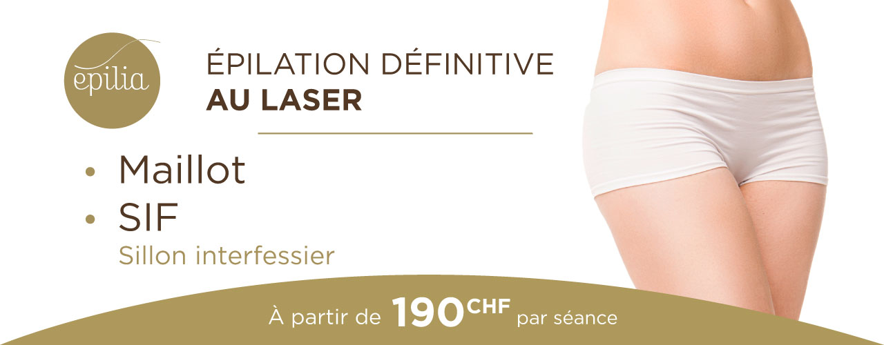 Épilation laser forfait maillot sif