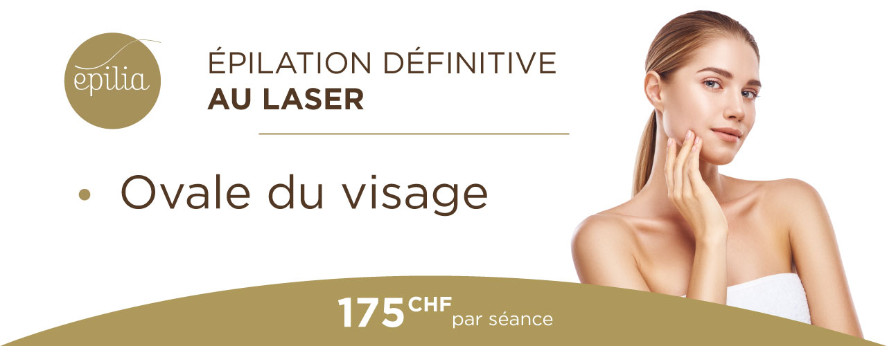 Épilation laser ovale visage